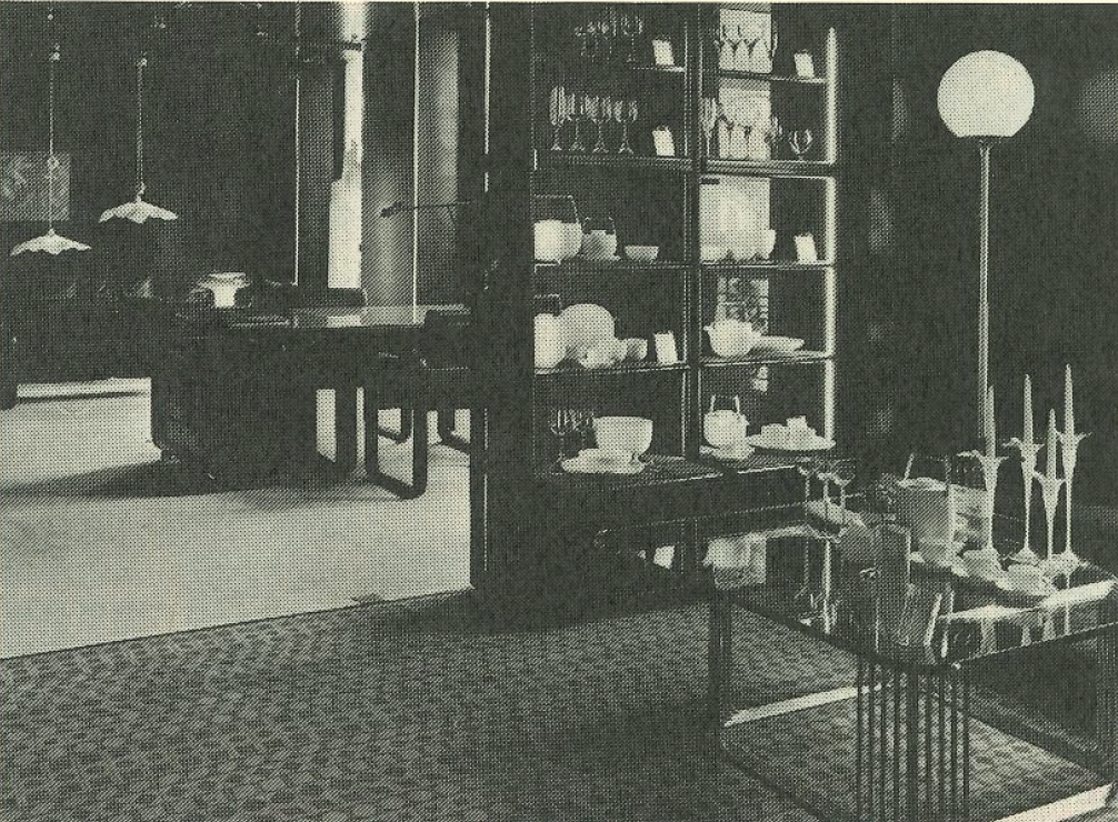 The interior of the Paris store